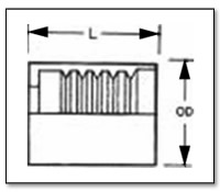 1 & 2 Wire Combination Non-Skive Steel Ferrule